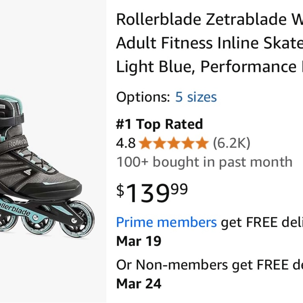 Rollerblade Zetrablade Women's Inline Skates